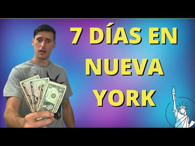 Viajar a Nueva York, Estados Unidos  (Cuánto dinero se necesita) - 7 DÍAS