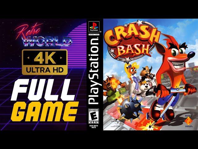 Crash Bash (PS1) | 200% Longplay | No Commentary 4k