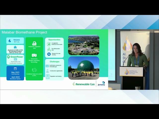 Developing a Biomethane Sector: Australian Domestic Gas Outlook Conference 2023