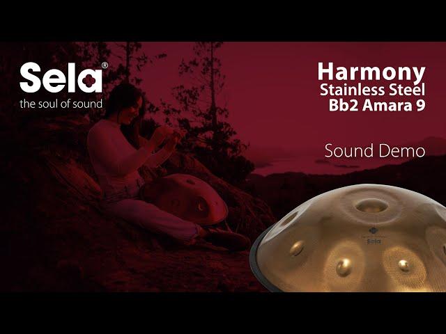 Sela SE 300 Harmony Handpan Bb2 Amara - Stainless Steel