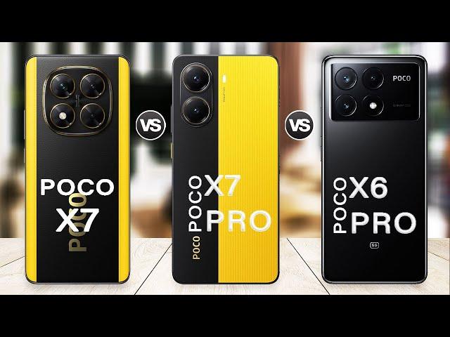 Poco X7 Vs Poco X7 Pro Vs Poco X6 Pro - Which is Best for You