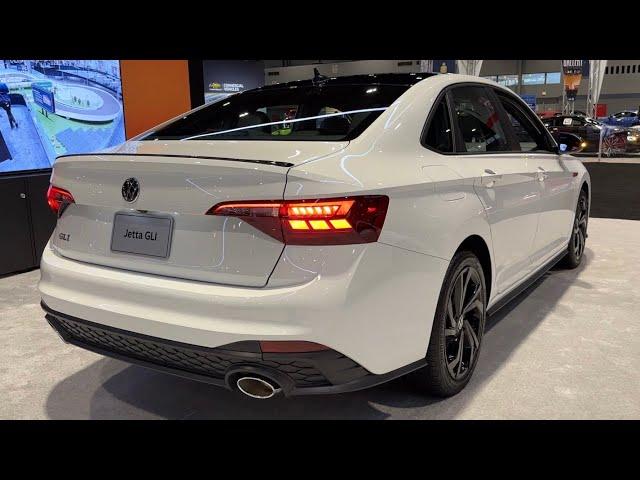 VOLKSWAGEN JETTA GLI 2023 - FIRST LOOK & visual REVIEW (exterior, interior, ambient lights)