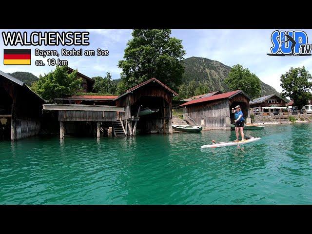 SUP-Tour auf dem WALCHENSEE | Morgens ein Paddelparadies für Stand-Up Paddler!