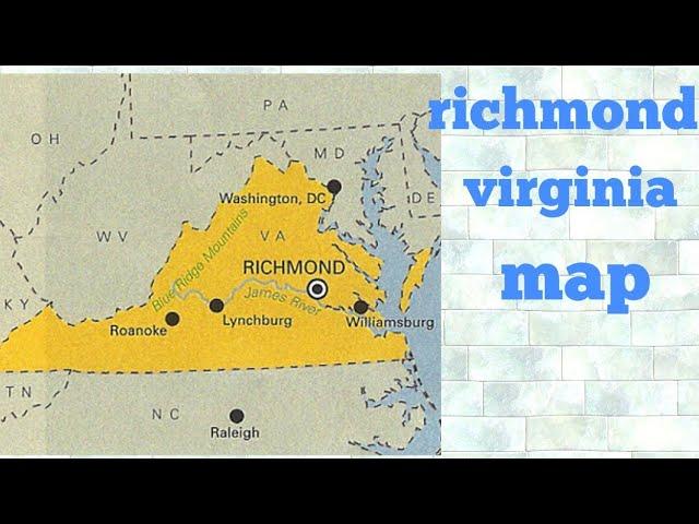 how to draw virginia richmond map