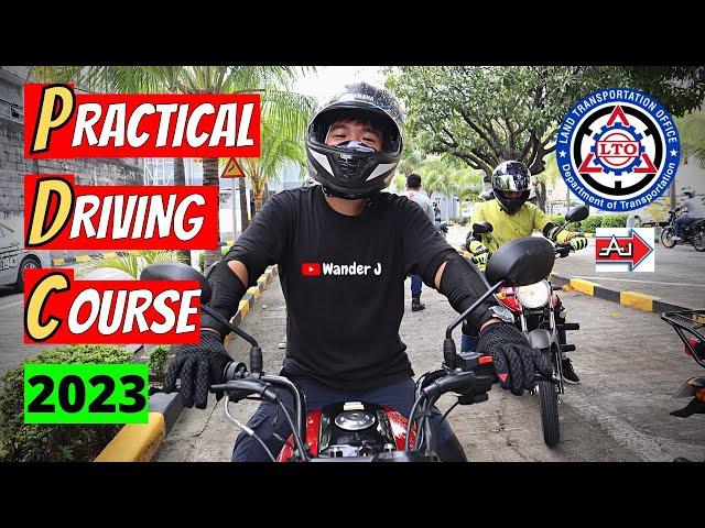 LTO PRACTICAL DRIVING COURSE (P.D.C.) for MOTORCYCLE - ACTUAL DRIVING COURSE & FULL GUIDE | Wander J