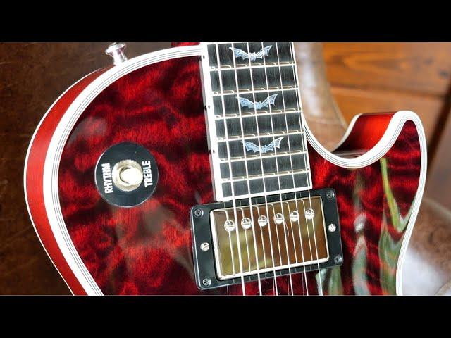 A Chance Encounter | 2020 Gibson Les Paul Custom Bats in Flight Red Review + Demo