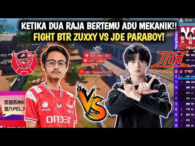 MATCH 1 PEL FINAL DAY 3| FIGHT BTR ZUXXY VS JDE PARABOY! KETIKA DUA RAJA ADU MEKANIK‼️ Pubg Mobile