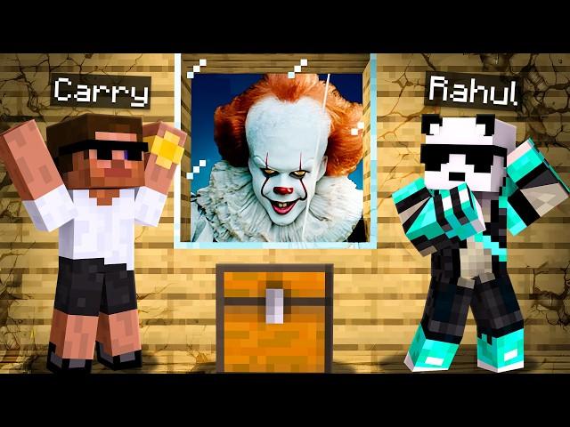 Hiding From Scary PENNY WISE in Minecraft!