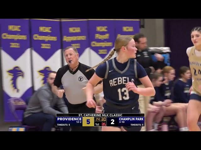 High School Girls Basketball: Providence Academy vs. Champlin Park