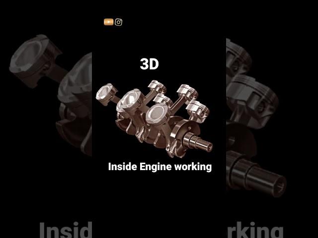 3D  Engine working inside   #diy