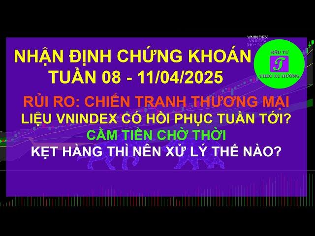 Chứng khoán hôm nay Nhận định thị trường chứng khoán tuần 08 đến 11 04 2025
