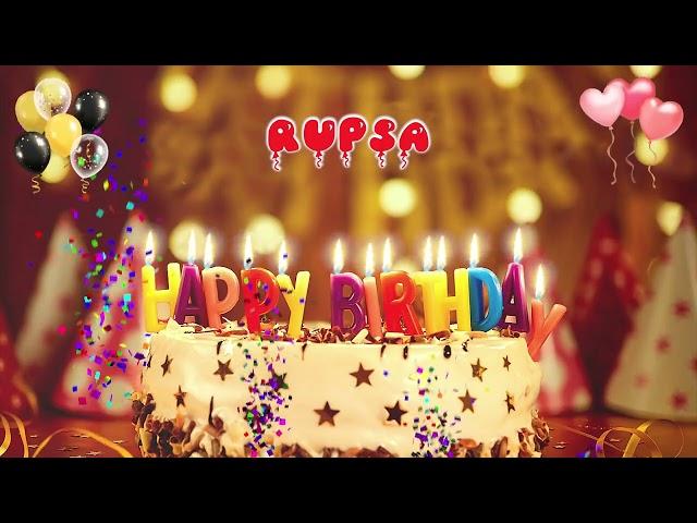 RUPSA Happy Birthday Song – Happy Birthday to You