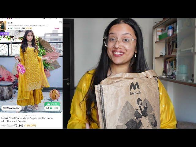 Myntra Haul - sweaters, boots, wedding outfits, blouses & pants that finally fit lol | NOT SPONSORED