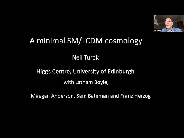 ISGC 240403 talk by Prof. Neil Turok - The University of Edinburgh