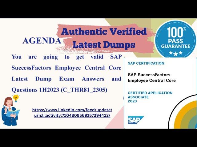 SAP SF Employee Central THR81_2305 1H2023 Exam Preparation and Practice Questions and Answers