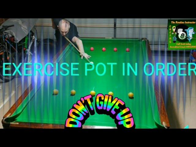 The Routine Instructor Exercise pot in order (exercises, drills, routines)
