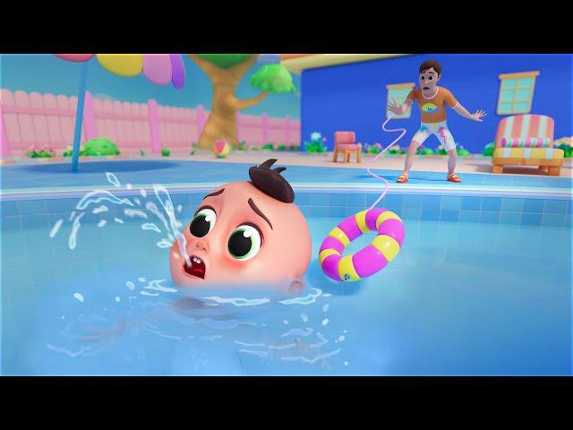 Las reglas de seguridad en la piscina con Baby Berry | Canciones educativas de verano para niños