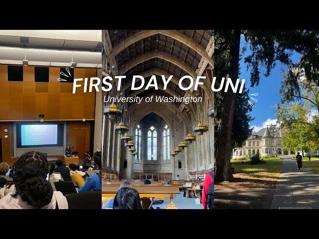 first day of school | University of Washington