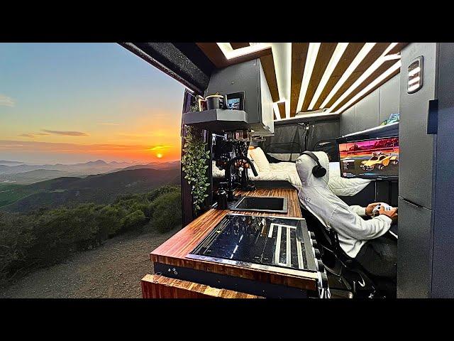 Vanlife Gaming on a Mountain | Ultimate Setup