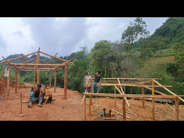 The wooden house was built on a new foundation # SungThi Thu.