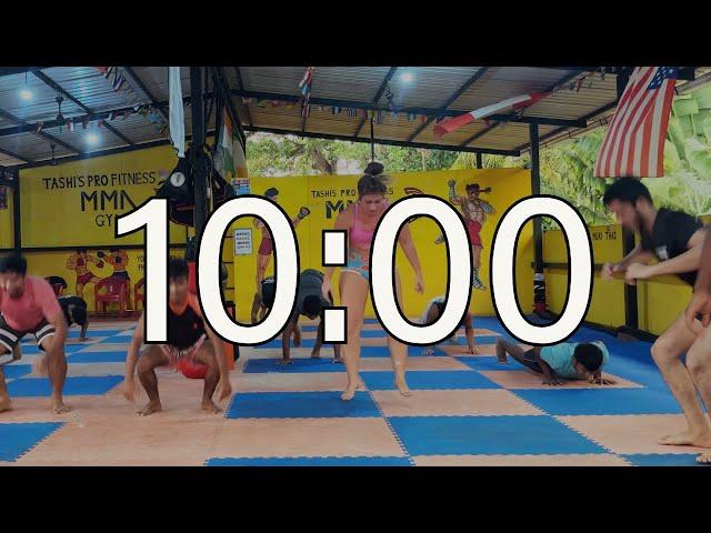 10-Minute Timer (Workout Countdown Timer) with Music 