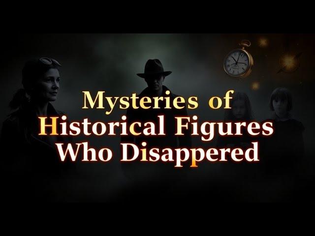 Mysteries of Historical Figures Who Disappeared