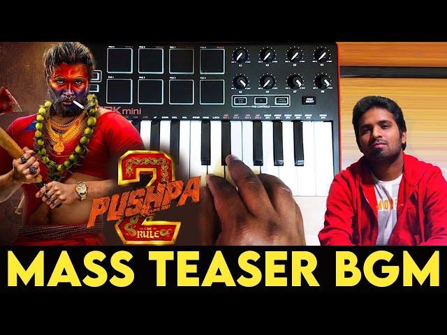 Pushpa 2 - The Rule Mass Teaser Bgm By Raj Bharath | Allu Arjun | Sukumar | Dsp