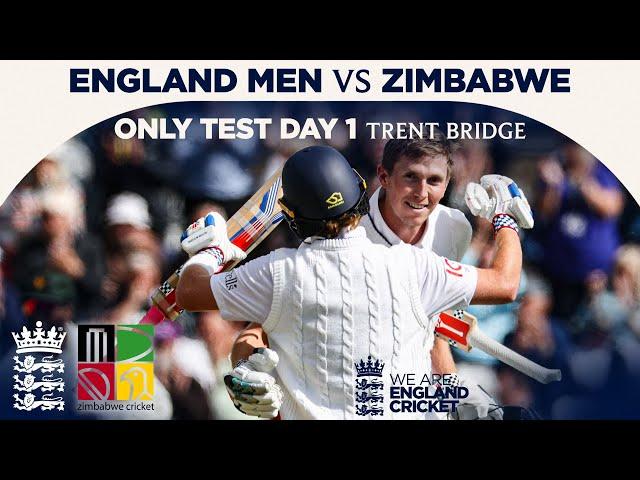 Top Three All Hit Centuries! | Highlights - England v Zimbabwe Day 1 | Rothesay Test 2025