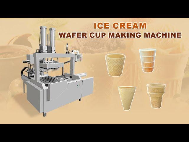 Ice Cream Wafer Cup Making Machine|Ice Cream Snow Cone Maker Machine|Ice Cream Wafer Cone Machinery