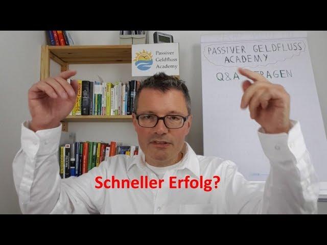 Ist schneller Erfolg wirklich möglich?