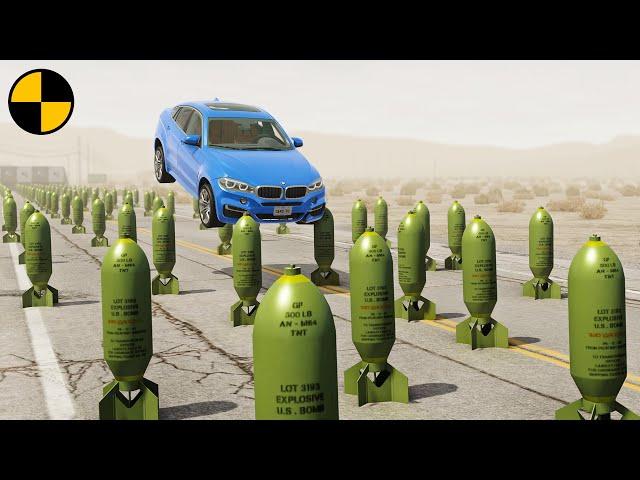 Cars vs Nuclear Bombs  BeamNG.Drive