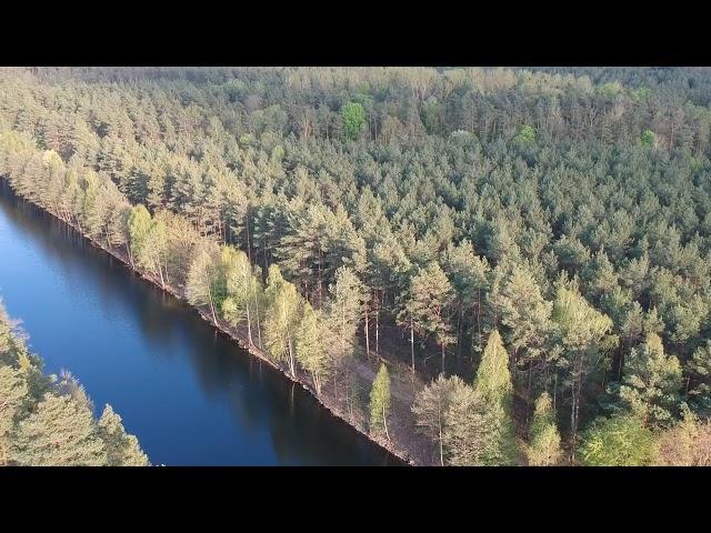 DJI Spark Flug über Havelkanal bei Schönwalde Glien Frühjahr 2020