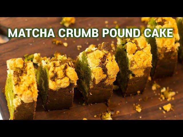 말차크럼블파운드케이크 만들기 MATCHA CRUMBLE POUND CAKE recipe 녹차파운드 Green Tea Pound