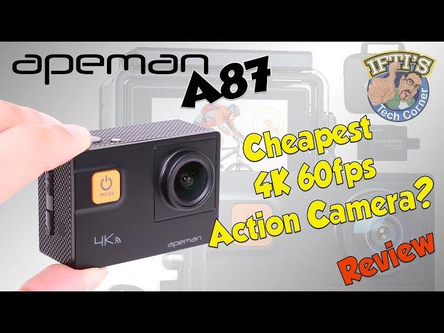 Apeman A87 Action Camera - Best Budget 4K60 Action Cam? : REVIEW