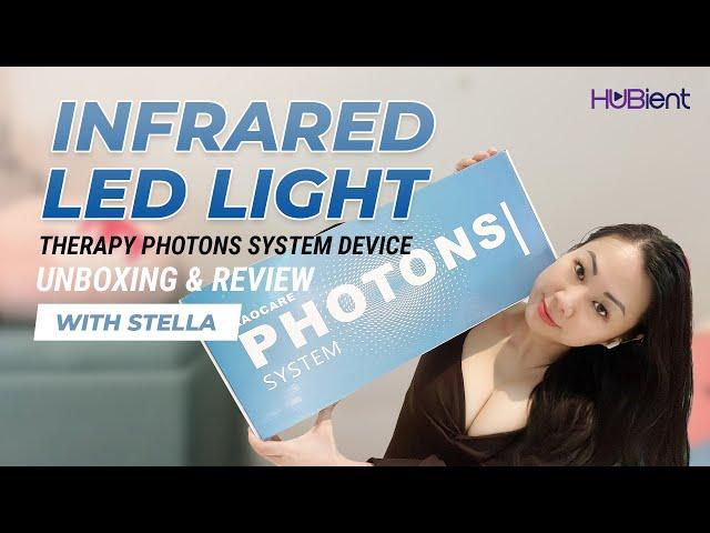 Infrared LED Light Therapy Photons System Device Unboxing & Review by Stella