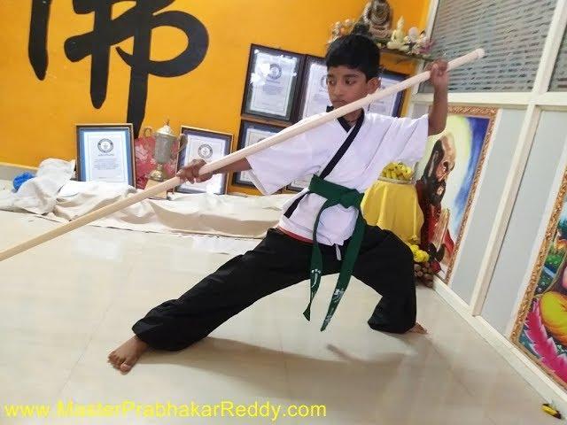 Indian Best Shaolin Kung-fu Master Prabhakar Reddy Nellorre Wushu Guan Camp