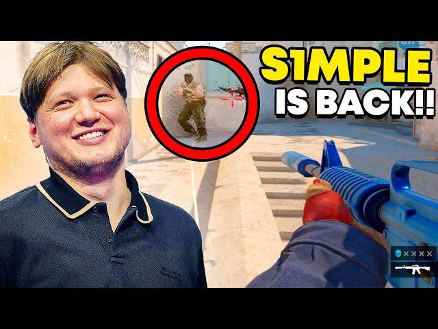 S1MPLE IS BACK FROM CHINA AND PLAYS FACEIT!! (ENG SUBS) | CS2