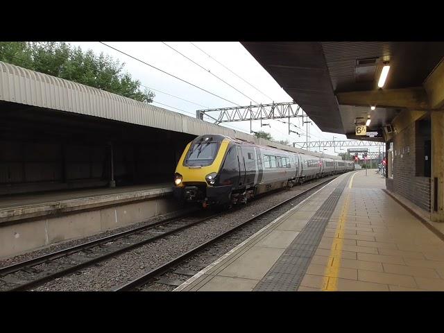 Stafford Railway Station 221107 XC Voyager (EX Avanti West Coast) MOVES FORWARD ON 17th May 2025