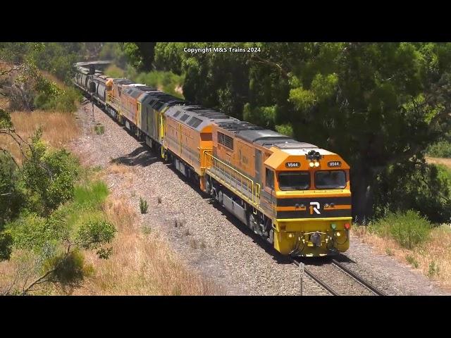 FREIGHT TRAINS DIVERT VIA THE ADELAIDE HILLS + Grain & Rare SCT Freight