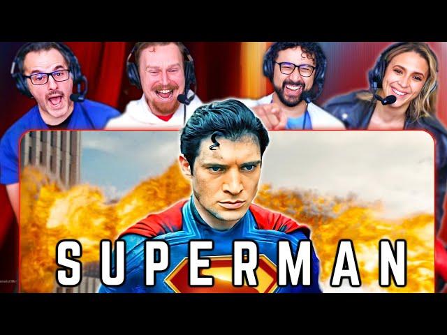 SUPERMAN TRAILER REACTION!! Teaser Trailer Breakdown | DC Studios | James Gunn