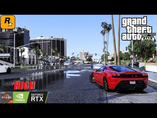 Ryzen 7 5800h RTX 3050 Ti on GTA V Gaming Test (High) on ASUS ROG STRIX G15 G513QE