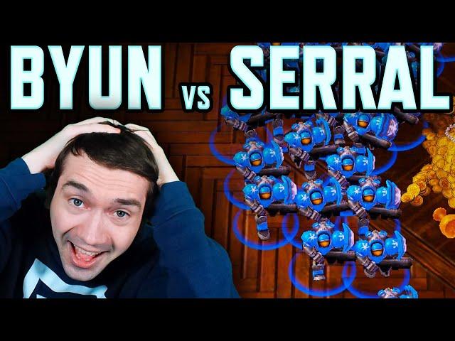 ByuN's Mass Barracks Rush vs Serral! StarCraft 2