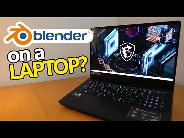 Blender on a LAPTOP?! Testing out a MSI GP76 Leopard with Blender