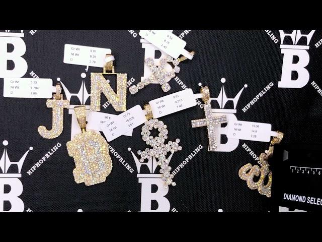 Real 10K Gold Diamond Pendants | New Releases from Hip Hop Bling