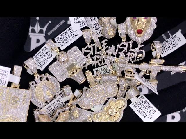 NEW 10K Gold Diamond Hip Hop Pendants | HipHopBling.com