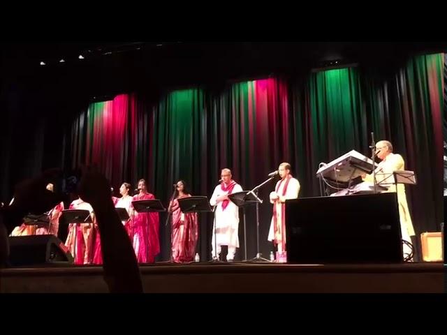 Rabindra Sangeet Medley….of 3 songs sung by Ashoke Sarker and a group of artists in Durga Puja 2017