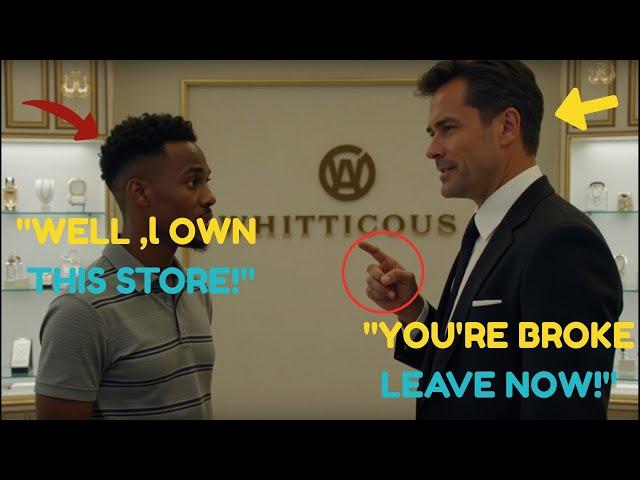 Black Man Dismissed in Luxury Jewelry Store—Minutes Later, Staff Realize He’s the CEO