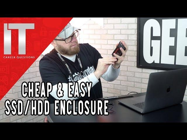 Cheap and Easy Hard Drive Enclosure - Portable USB 3.0 SSD Enclosure