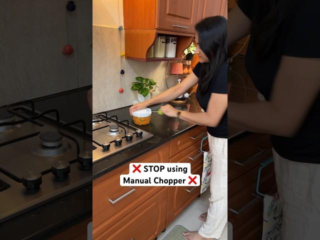 STOP using manual chopper #shorts #youtubeshorts #chopper  #kitchengadgets #kitchen #amazon