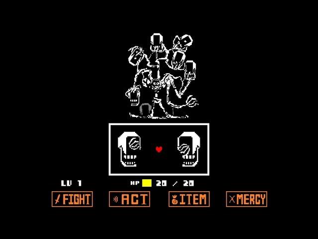 Unitale HELP_Tale Papalgamate PAPPY(papyrus?)戦 Luckyseven(undertale fangame)